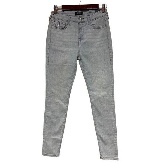 True Religion Denim - NEW! True Religion Jennie Curvy Mid Rise Super Skinny Blue Jeans Women's Size 27